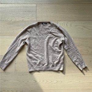 Quince Cashmere V Neck Sweater